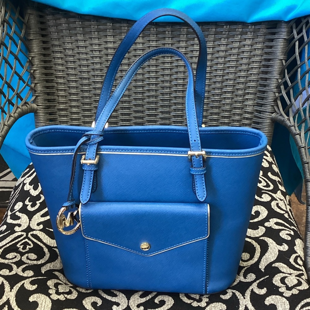 Michael Kors Vibrant Blue Tote Bag